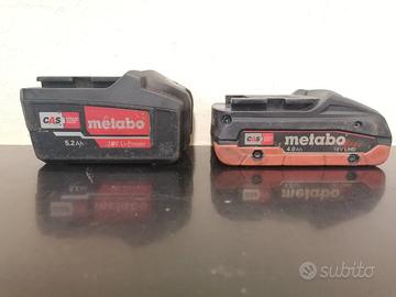 BATTERIE E CARICABATTERIE METABO