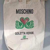Sacca mare tessuto Moschino Goletta Verde Legambie