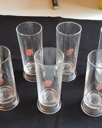 Bicchieri da aperitivo con scritta Cynar