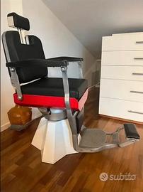 Sedia da barbiere vintag