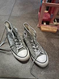 scarpe Converse glitter 