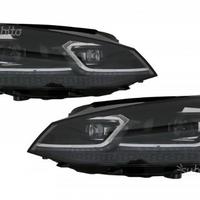 Volksvagen Golf 7 VII Fari FULL LED Crom 2012-2017