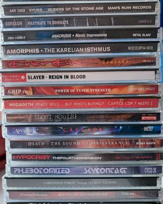 Lotto CD Metal anni 80/90/00 Prime edizioni/Rari