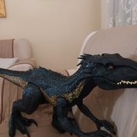DINOSAURO JURASSIC WORLD-MATTEL INDORAPTOR NUOVO