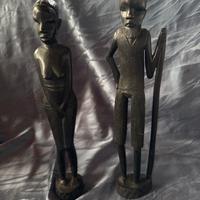 Statuette africane in Legno