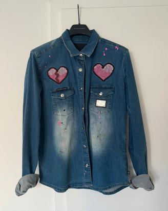 camicia den Philipp Plein originale