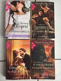 4 libri rosa serie I grandi romanzi storici