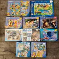 puzzle vari per bambini