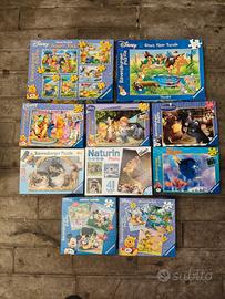 puzzle vari per bambini