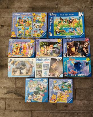 puzzle vari per bambini