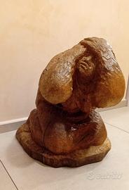 Scultura in legno David Moroder-Val Gardena