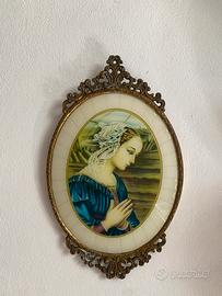 Quadro immagine sacra vintage