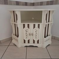 mobile in legno shabby avorio 