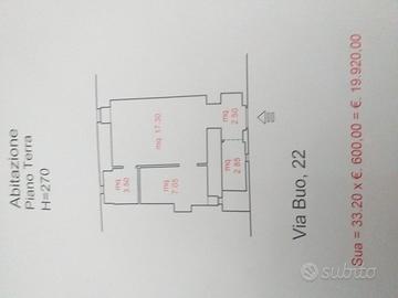 Bilocale semiristrutturato