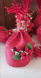 Bomboniere/Sacchettini colore Rosso 