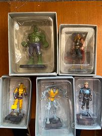 Lotto 5 Statuette Marvel Eaglemoss Classic