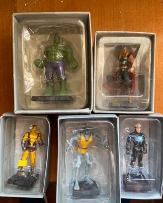 Lotto 5 Statuette Marvel Eaglemoss Classic