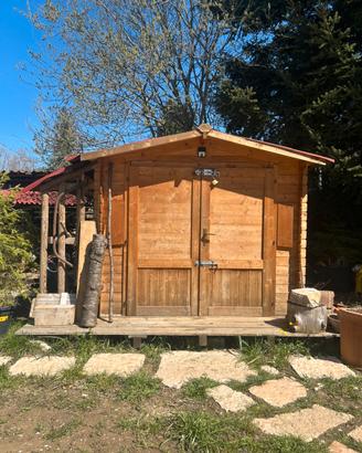 Casetta legno  2x3 giardino