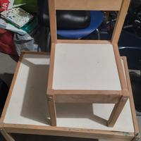 tavolino con sedia per bambini modello Ikea