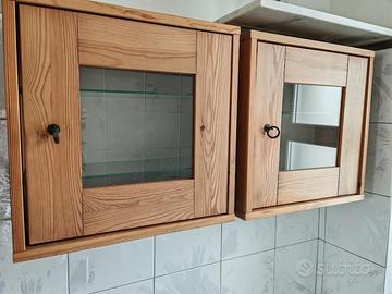 COPPIA ARMADIETTI PER BAGNO