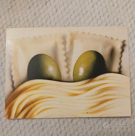 Cartolina pubblicitaria Studio Armando Testa 1986 