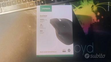 UGREEN Mouse Wireless Verticale 2.4G Ergonomico