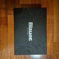 scarpe in colabotazione clessio x blauer 