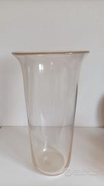 Vaso Toso  firmato vetro soffiato di Murano H43,5