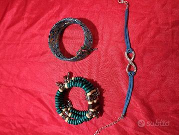 tris bracciali bijoux 