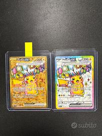 Pikachu ex gold 247 + pikachu ex 219