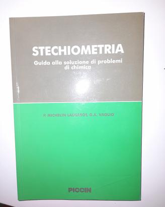 Libro stechiometria (chimica) per università 