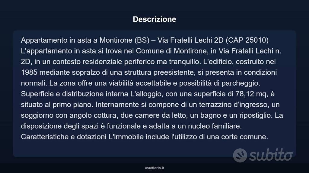 Appartamento – BS - Vista 3