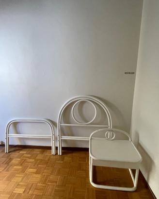 Cameretta completa vintage: armadio + letto 200×90