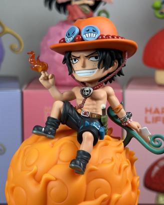 One Piece Ace Lampada LED Figure