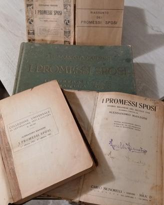 varie edizioni de "I promessi sposi"