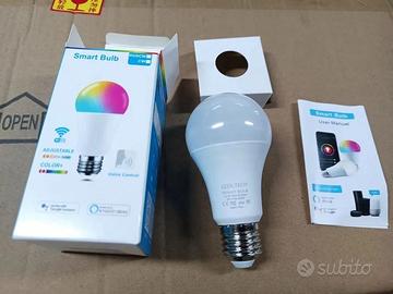 Lampadina Smart  RGB wifi Alexa/Google cambio colo