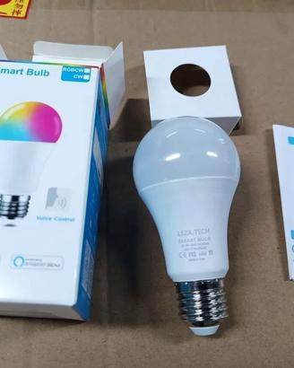 Lampadina Smart  RGB wifi Alexa/Google cambio colo