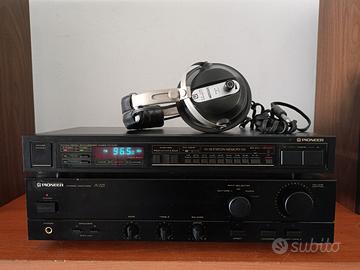 Amplificatore Pioneer A-225+Tuner TX-1070+Cuffie 