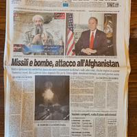 Corriere Sera Attacco All'Afghanistan Bin Laden