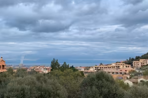 Sarroch, (CA), villa a schiera panoramica