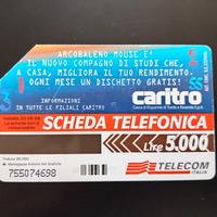 scheda telefonica