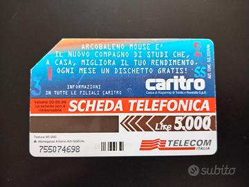 scheda telefonica