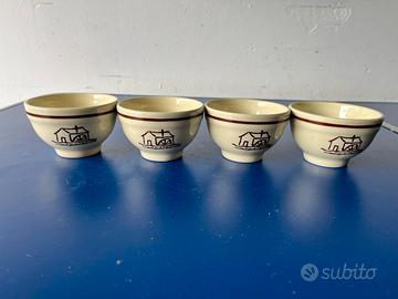 Set di 4 Ciotoline Vintage Mulino Bianco