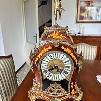 Orologio da tavolo in radica