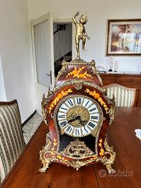 Orologio da tavolo in radica