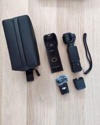 DJI Osmo Pocket 3 + microfono, lenti e adattatore