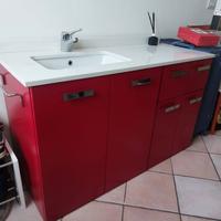 Mobile Bagno Rosso