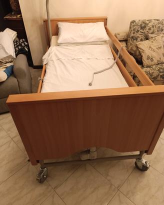 Letto elettrico 3 snodi con materasso antidecupido