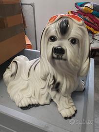 Cane in porcellana vintage