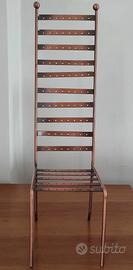 Grande espositore per orecchini a forma di sedia